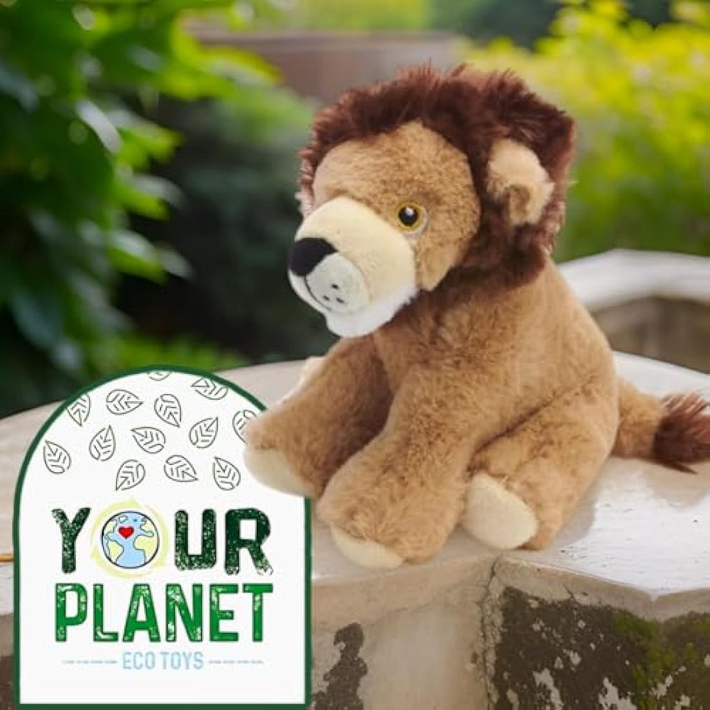 Deluxe Paws Your Planet Lion Eco Plush Toy | 15cm Recycled Soft Toy