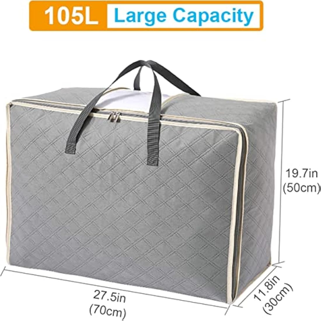 Astoryou 105L Large Storage Bags | 3-Pack Breathable Duvet & Bedding Bags