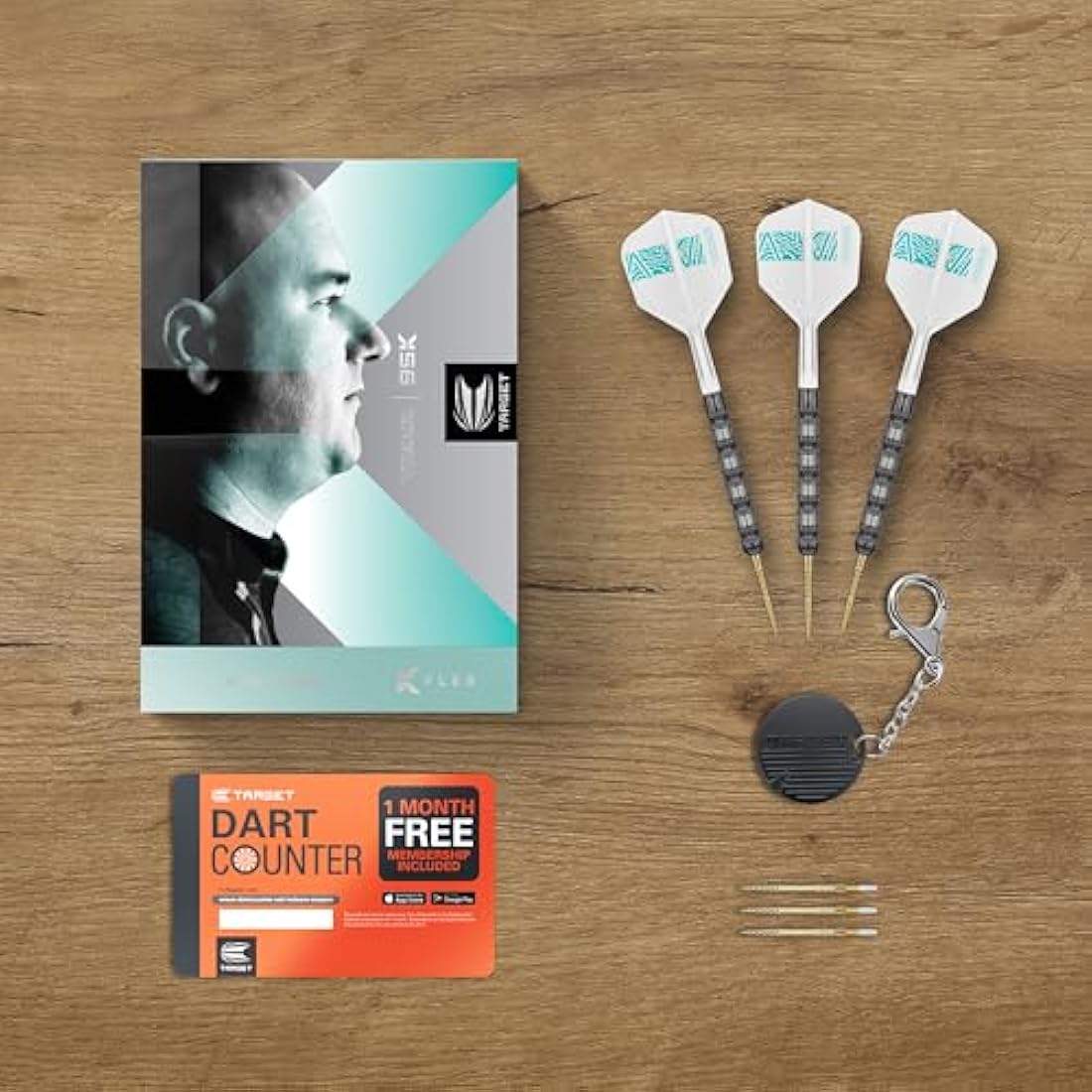 Target Darts Rob Cross 95K Steel Tip Darts – 95% Tungsten Swiss Point Set