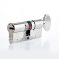 Yale Anti-Snap 3 Star Euro Thumbturn Cylinder - 35/35 Nickel Finish