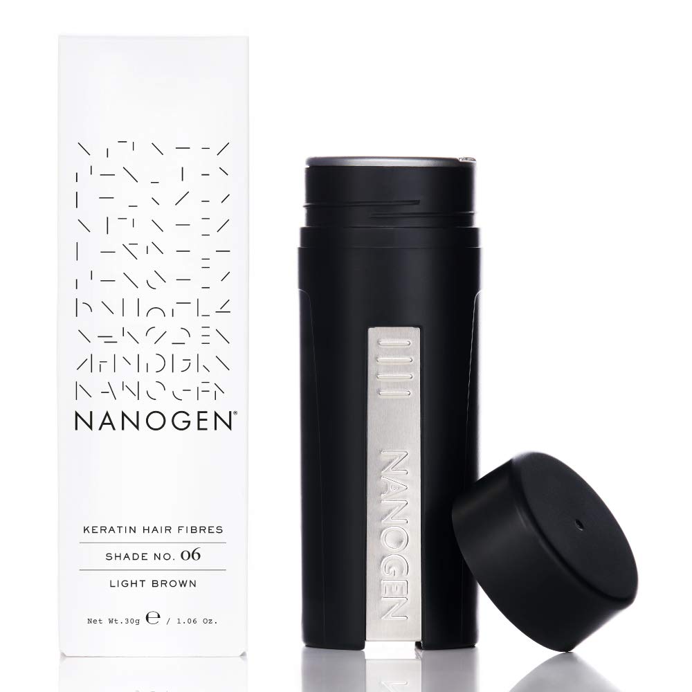 Nanogen Keratin Hair Fibres – Light Brown 30g Thickening Treatment