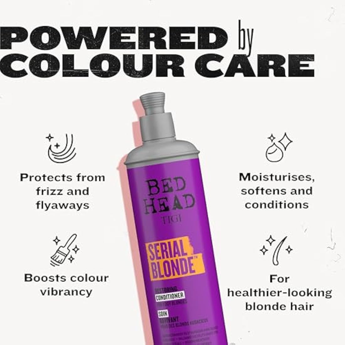 Bed Head by TIGI Serial Blonde Conditioner for Color Care - 600ml