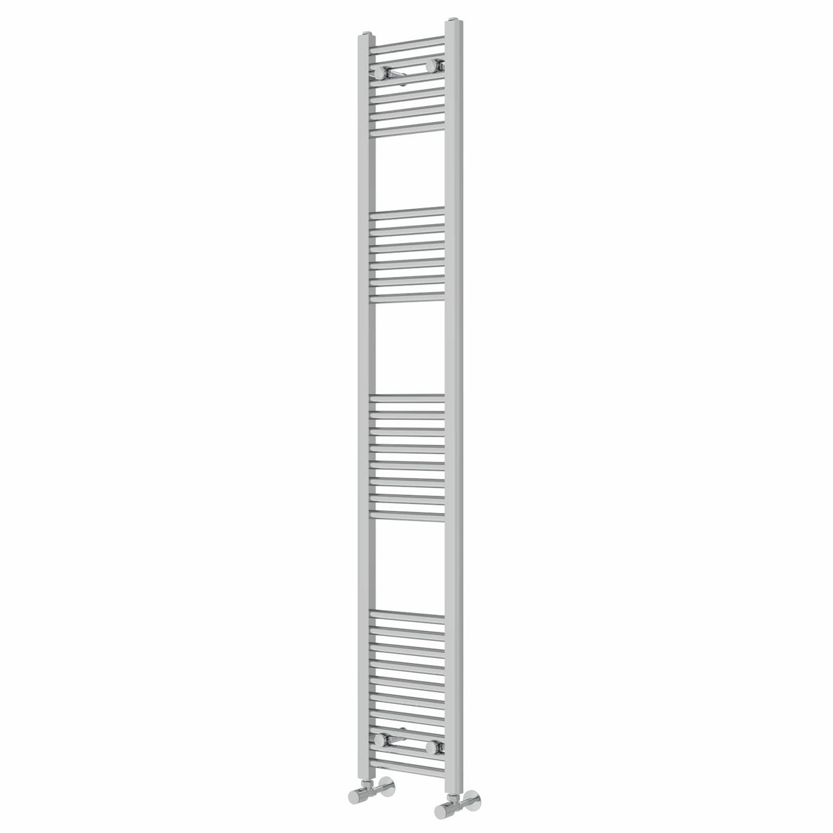 NRG Chrome Straight Central Heating Towel Rail, Heated Radiator 1800×300mm