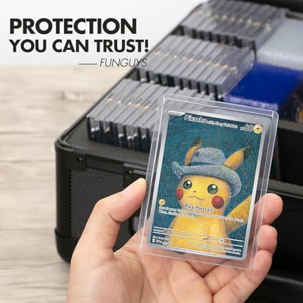 FunGuys Aluminum Trading Card Storage Box - Fits 600+ Toploaders