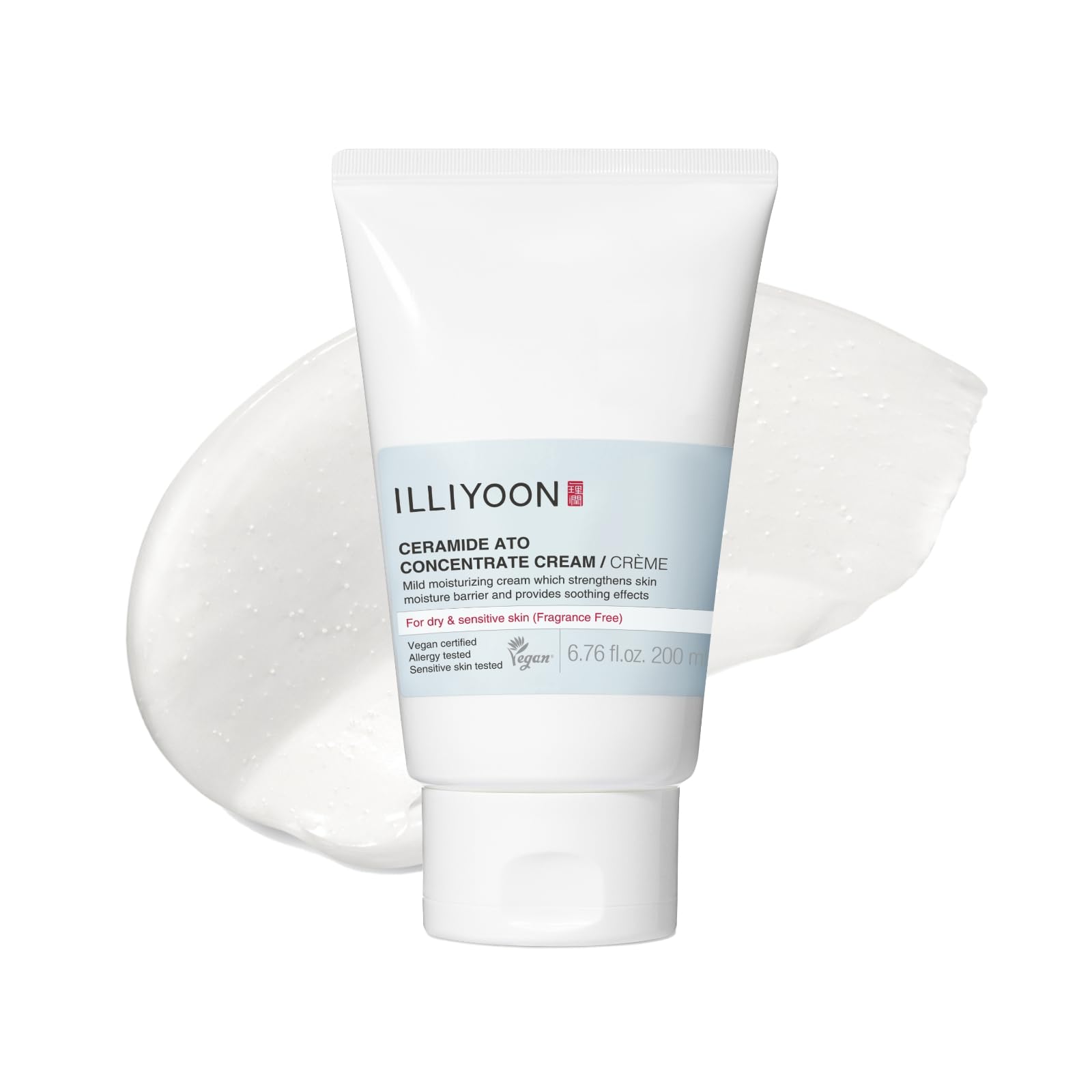 ILLIYOON Ceramide Ato Concentrate Cream - 100hr Hydration Moisturizer 200ml