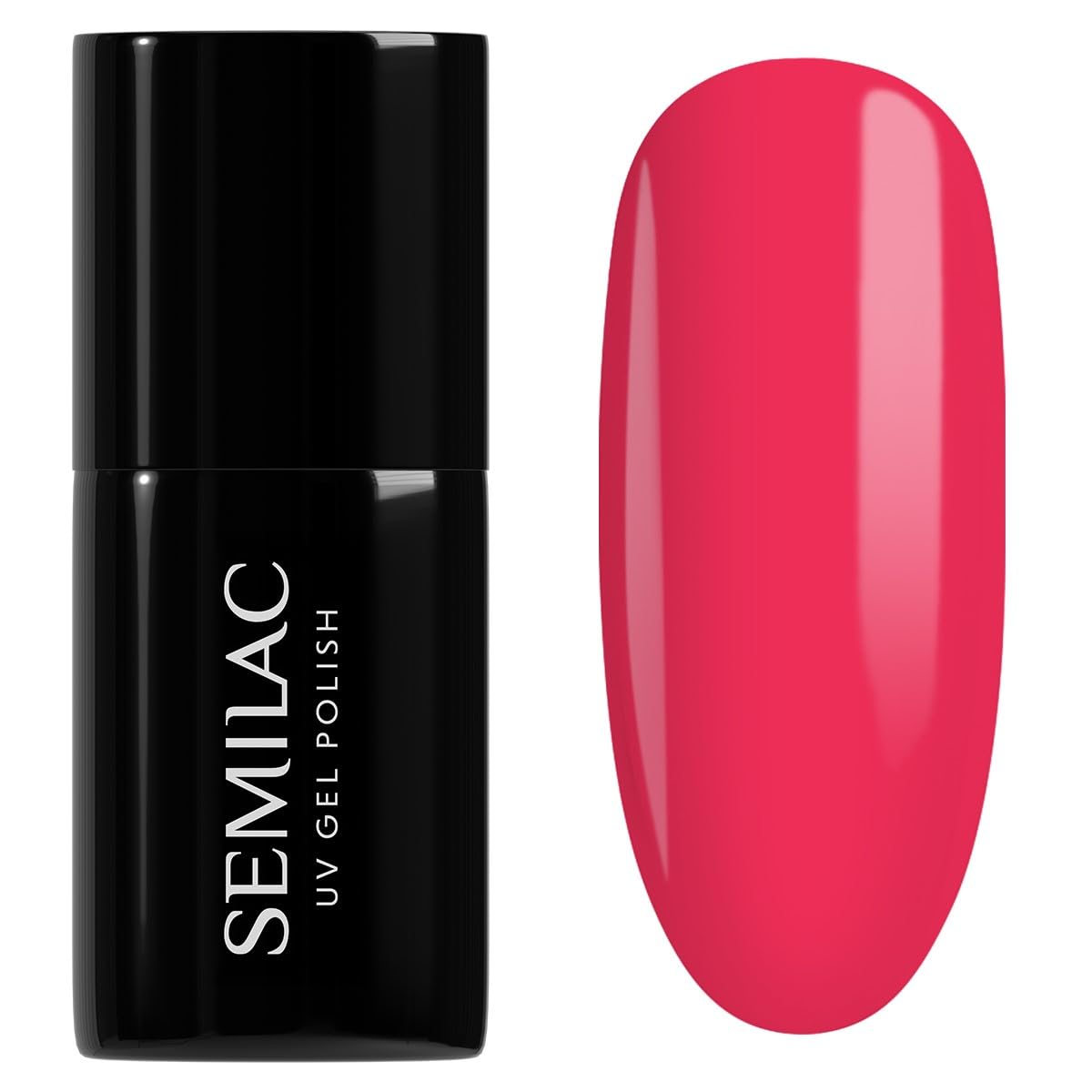 Semilac Gel Nail Polish 571 Neon Strawberry – Long Lasting Soak Off