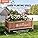 VEVOR 2PCS Raised Garden Bed with Trellis – Fir Wood Planter Box with Wheels