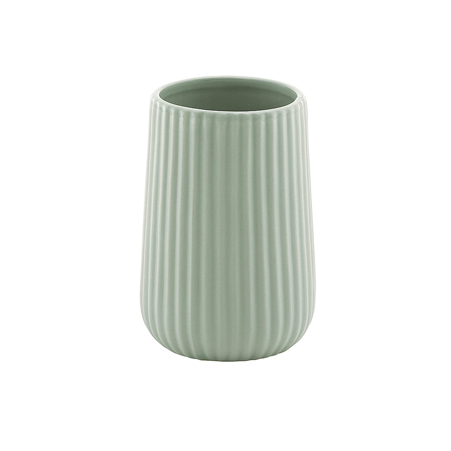 Gedy Marika Ceramic Toothbrush Holder – Mint Green Bathroom Accessory