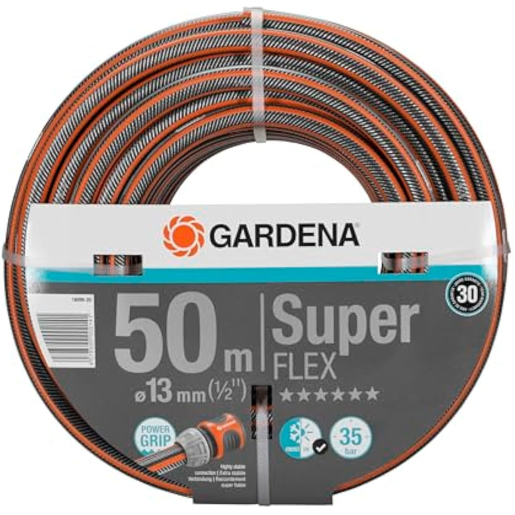 Gardena Premium Superflex Garden Hose | 13mm (1/2") 50m | 35 Bar