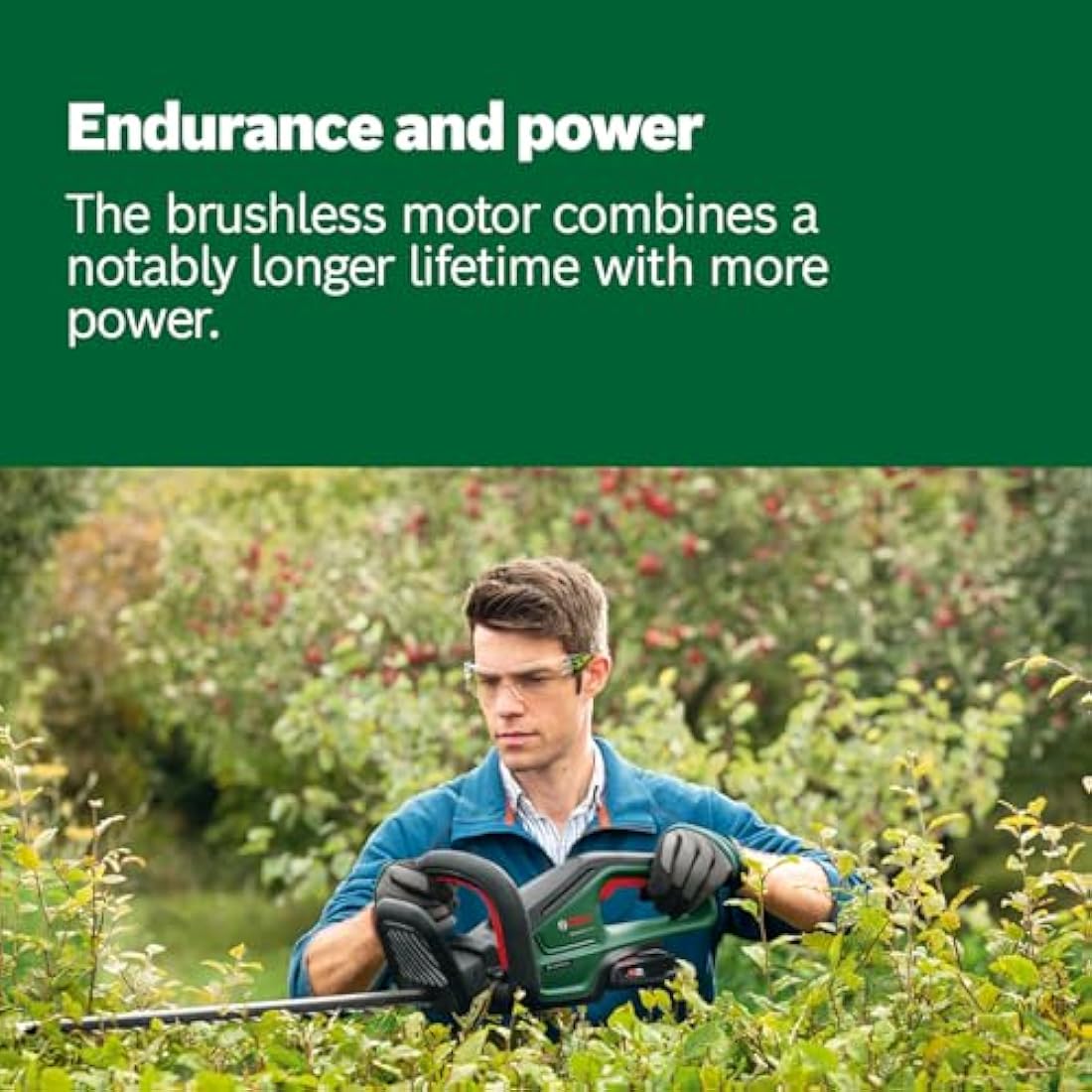Bosch UniversalHedgeCut 18V-50 Cordless Hedge Trimmer – 50cm Blade