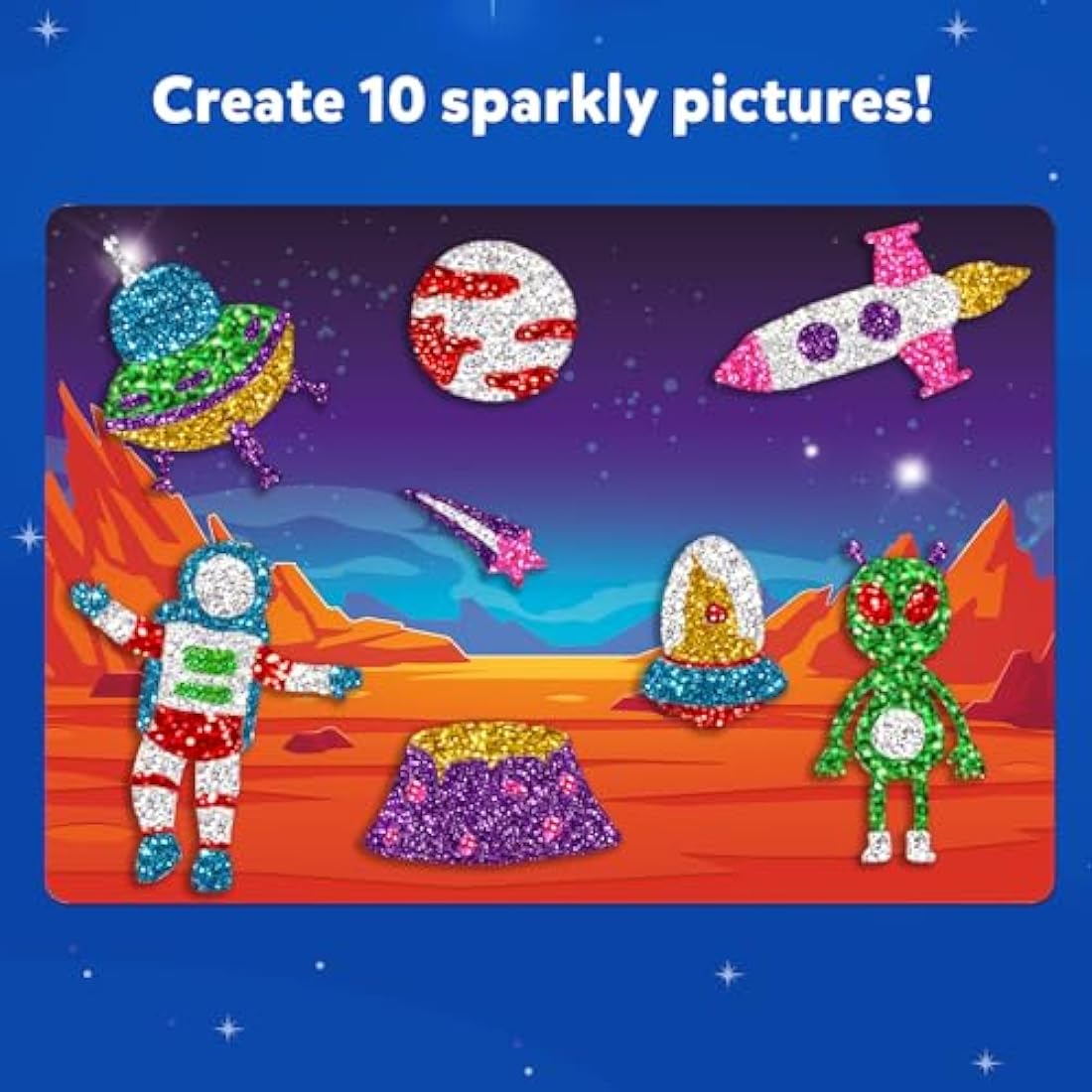 Skillmatics Foil Fun Space Art Kit – Mess-Free DIY Craft for Kids