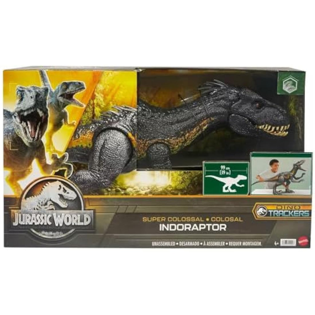 Mattel Jurassic World Super Colossal Indoraptor 3ft Dinosaur Toy