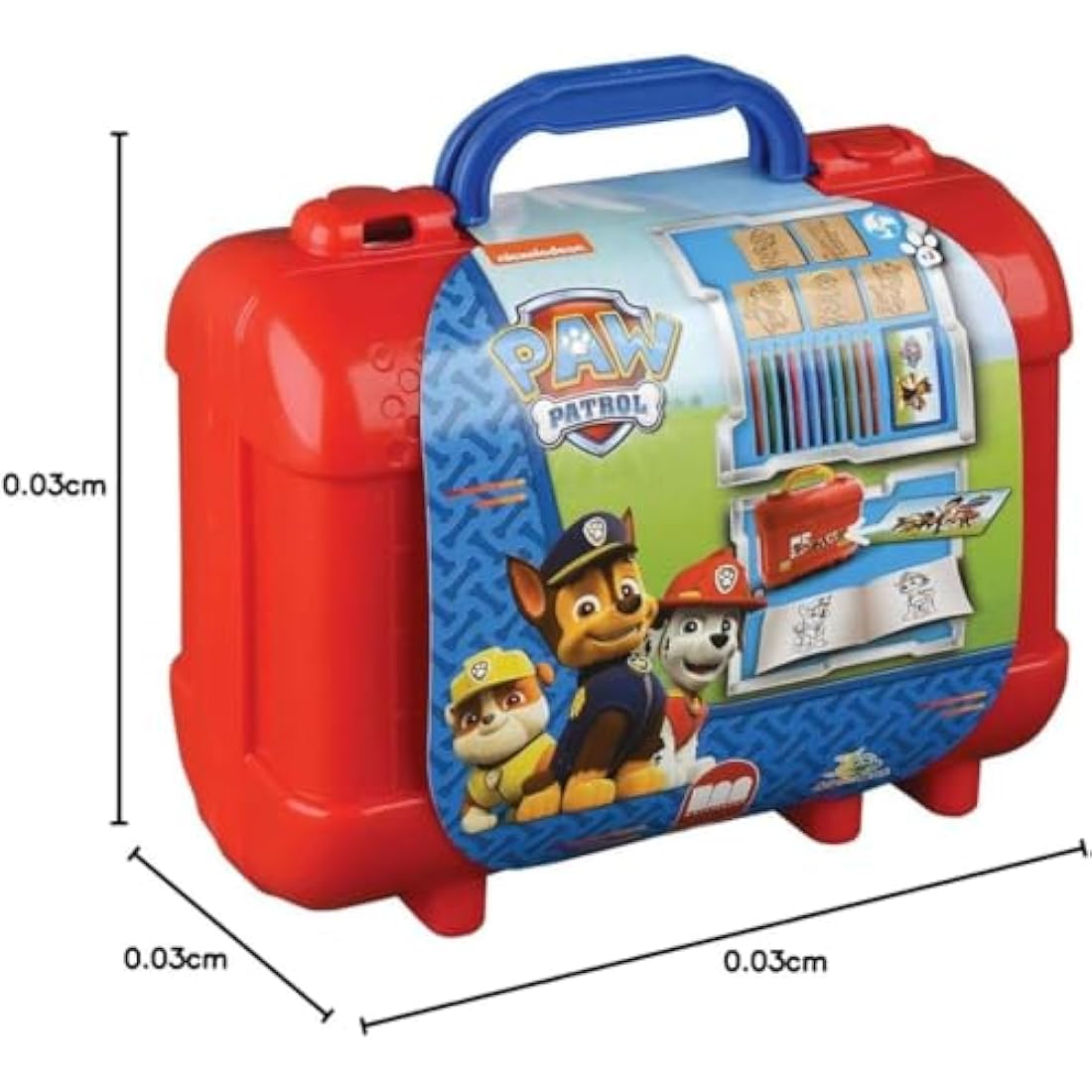 Paw Patrol Kids Art Travel Set – Wooden Stamps and Coloring Book