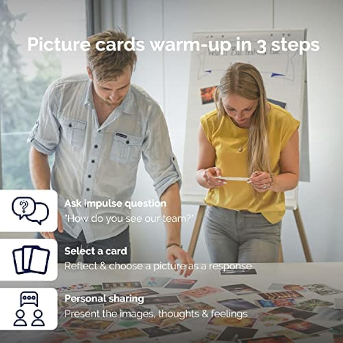 metaFox Leading Change Coaching Cards - 52 Postcards for Management