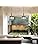 Modern Grey Glass Pendant Light – Gold Copper LED Chandelier
