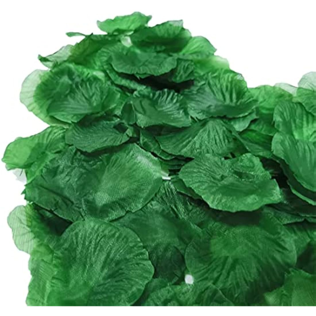 1000Pcs Silk Rose Petals – Dark Green Wedding Decoration