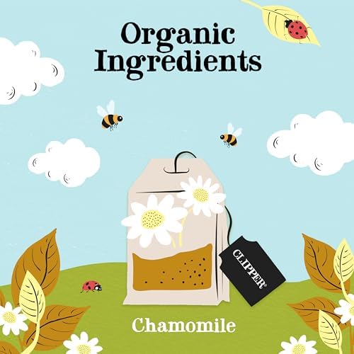 Clipper Organic Chamomile Tea Bags – 120 Caffeine-Free Herbal Sachets