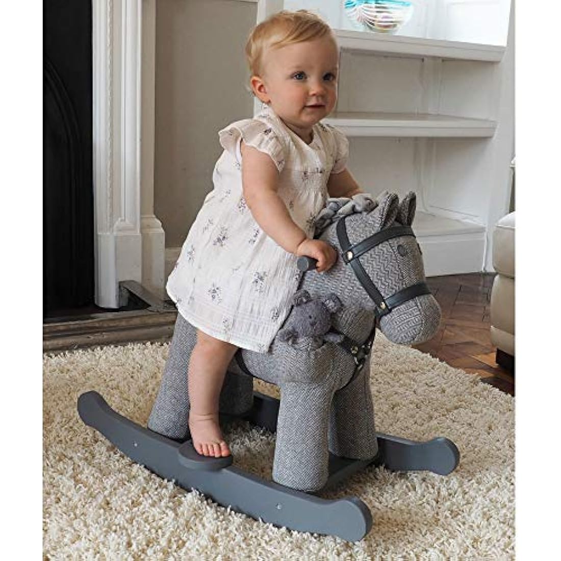 Little Bird Told Me Stirling & Mac Rocking Horse | Plush Wooden Toy