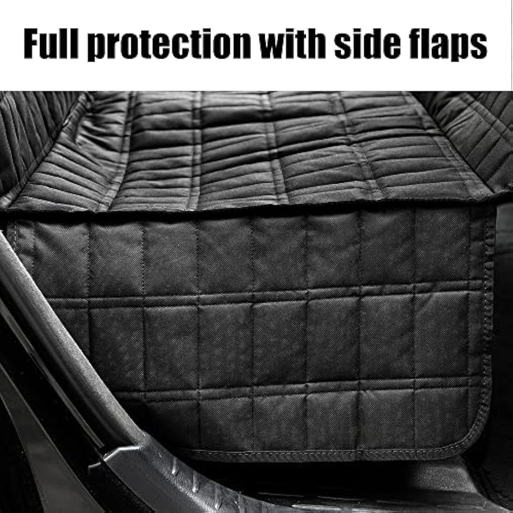 Plutus Pet Dog Car Seat Cover | Waterproof Hammock with Mesh Window