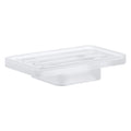 GROHE Selection Cube Soap Dish – Matt Glass Bathroom Accessory