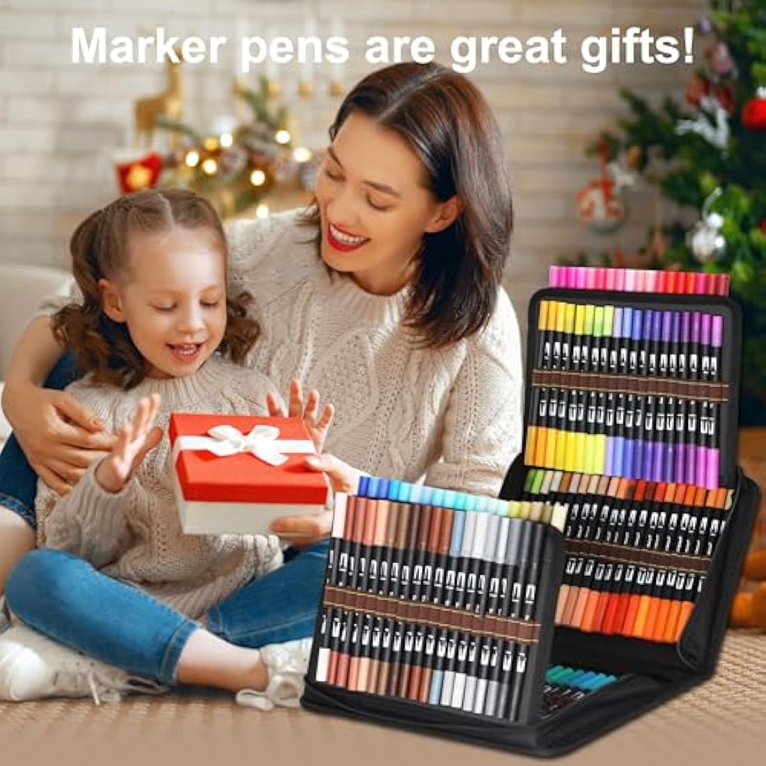 Halobios 120 Dual Tip Brush Pens | Felt Tip Markers for Adult Colouring