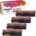 ejet TN423 TN421 Compatible Toner Cartridges for Brother - 4-Pack