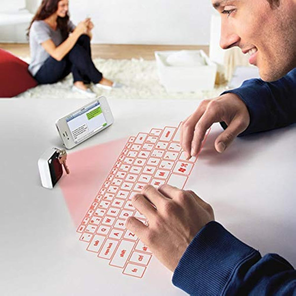 Laser Projection Virtual Keyboard & Mouse for iOS & Android
