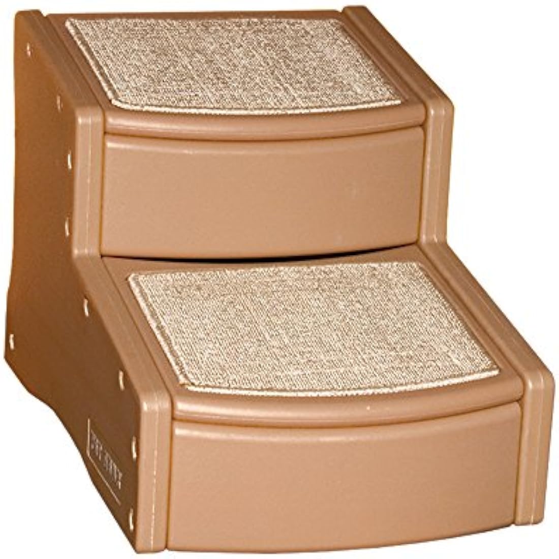 Pet Gear Easy Step II Dog Stairs | Washable Tread - Light Cocoa Cream