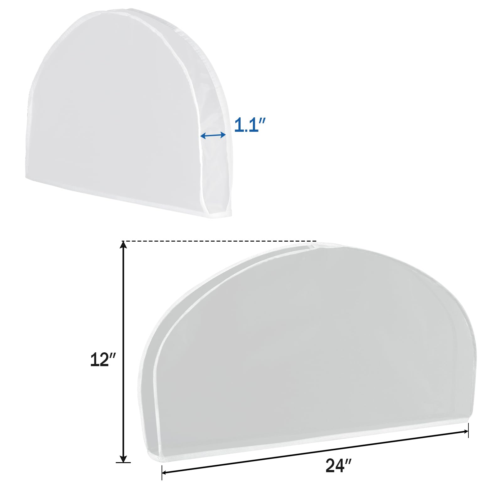 Univivi Breathable Shoulder Covers for Clothes - 30 Pack Garment Protectors