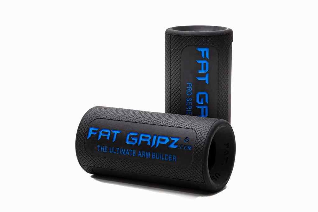 Fat Gripz Pro Special Edition Black – 2.25" Barbell Grips for Arm Strength