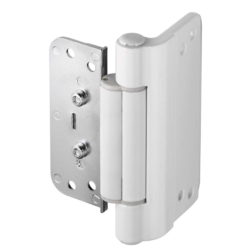 Trojan 3D Adjustable Composite Door Hinge | White Butt Rebate Hinge