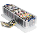 22 Litre Clear Plastic Storage Box – Stackable Organizer