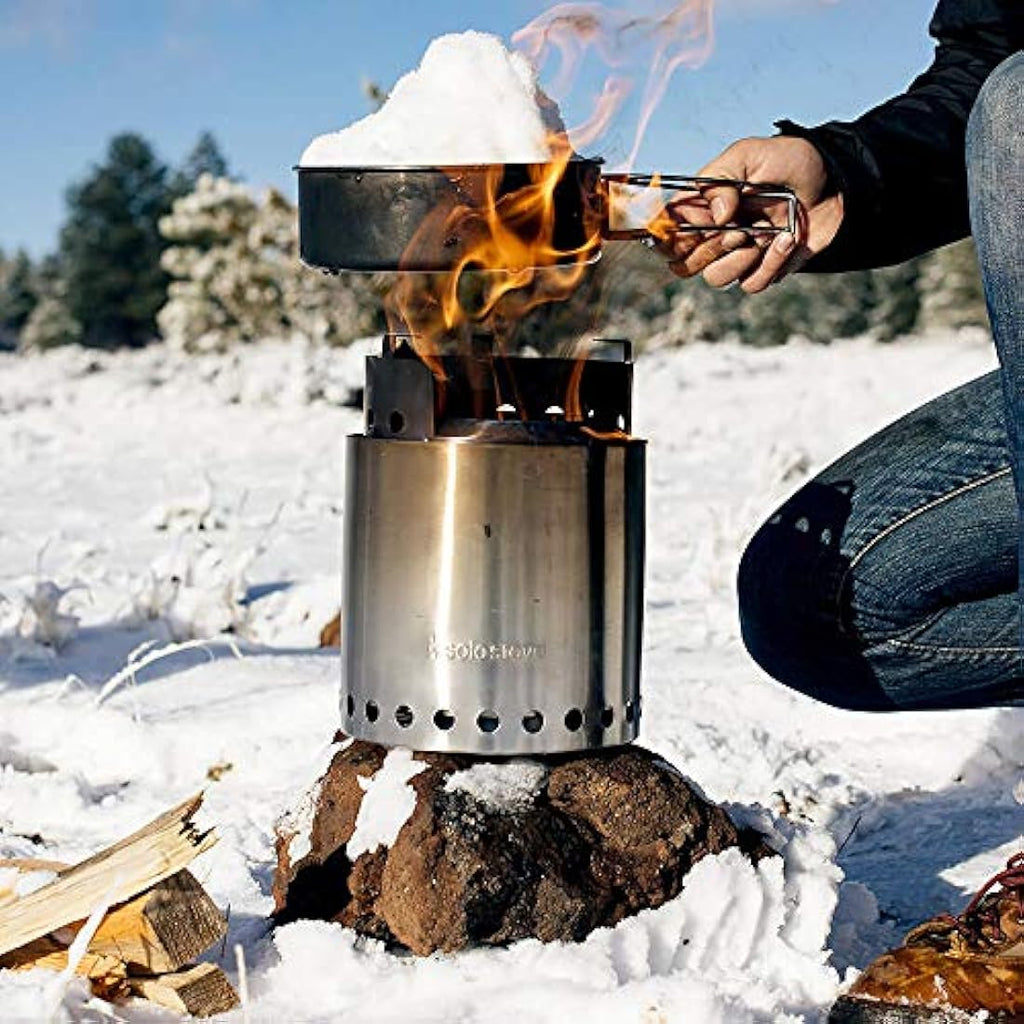 Solo Stove 2 & 3 Pot Set | Stainless Steel Backpacking Camping Cookware