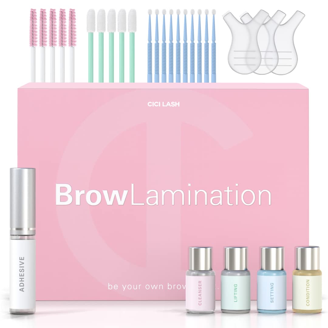 CICI Lash Eyebrow Lamination Kit with Keratin - DIY Brow Lift for Fuller Brows