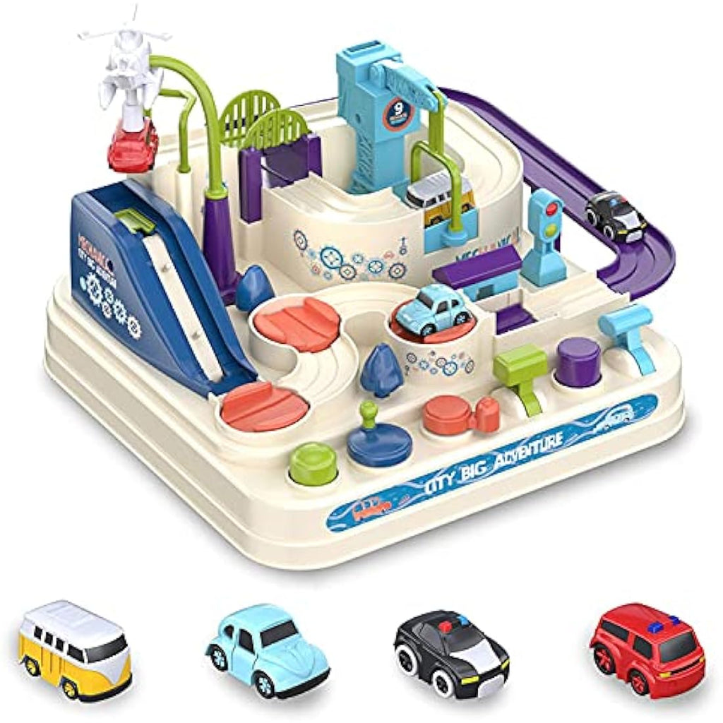 Car Adventure Race Track Toy - Educational Toddler Playset