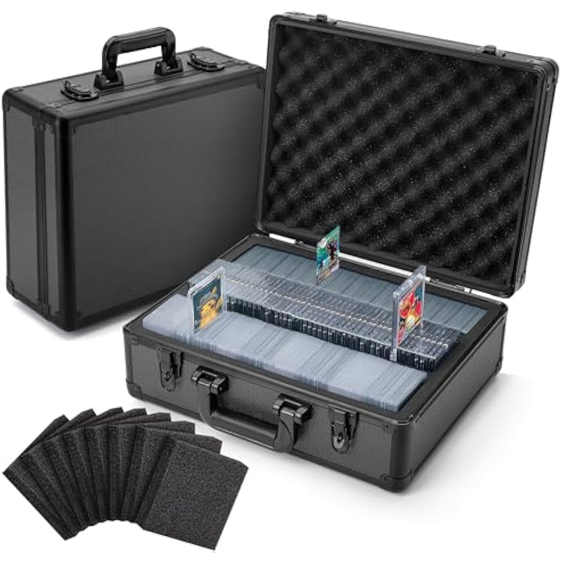FunGuys Aluminum Trading Card Storage Box - Fits 600+ Toploaders