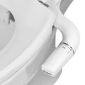 SAMODRA Ultra-Slim Bidet Attachment | Dual Nozzle Left Side Toilet Sprayer