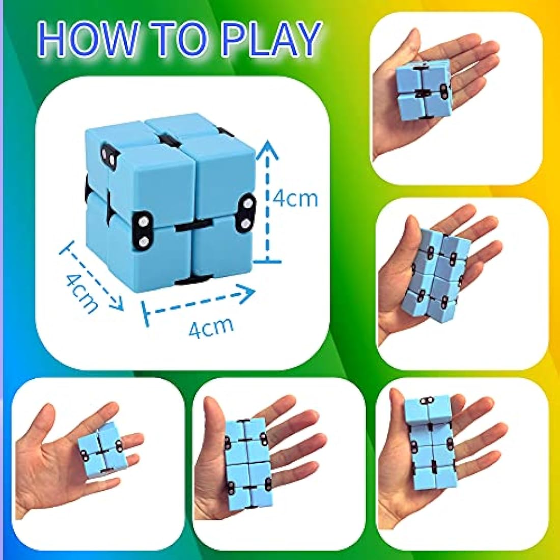 Lubibi 40-Piece Fidget Toy Set | Sensory Pack for ADHD & Stress Relief