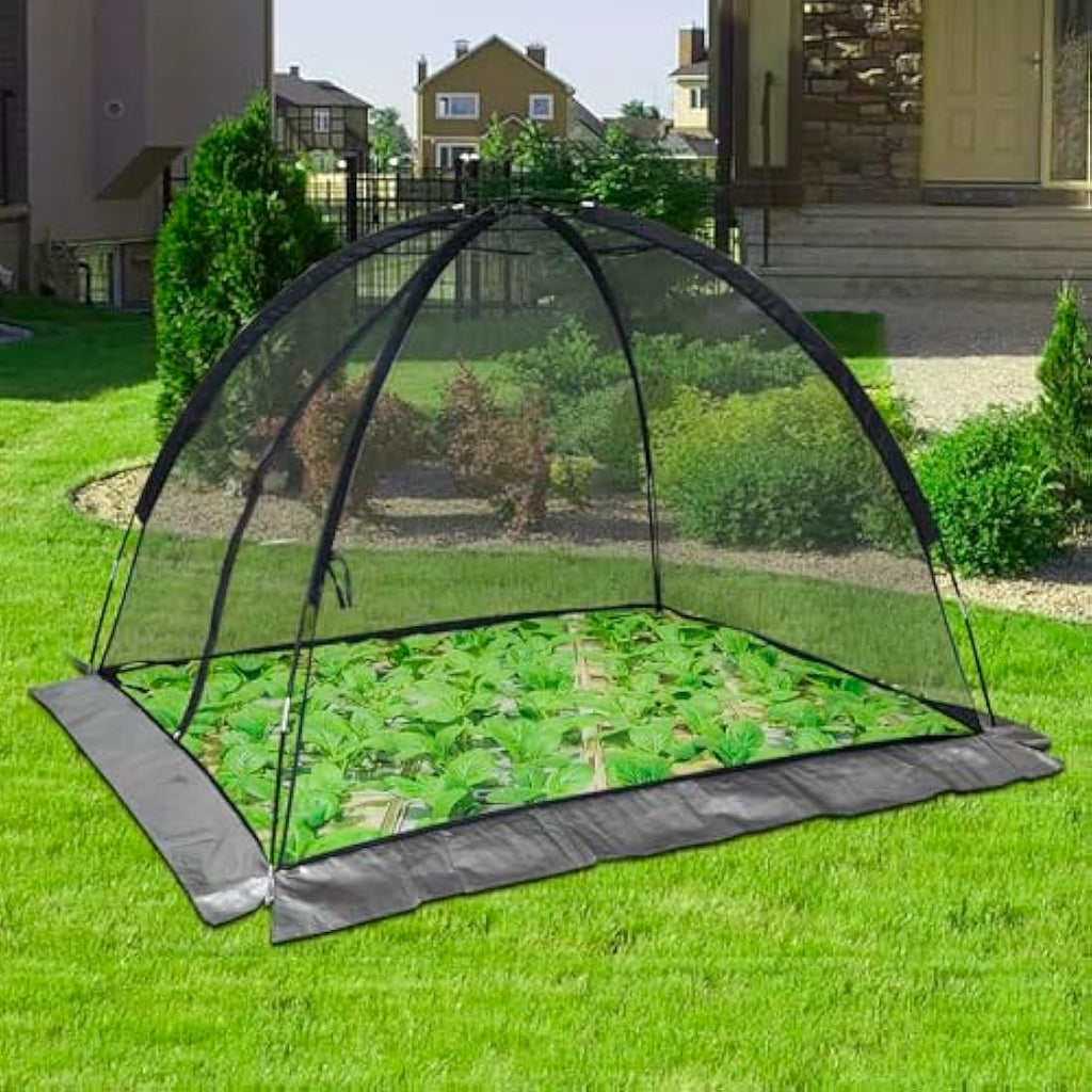 Kapler 17x13FT Pond Cover Netting | Durable Nylon Dome with Zipper