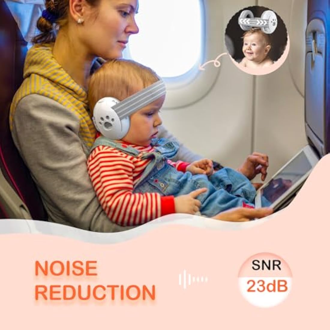 ZOHAN Baby Ear Defenders | Noise Cancelling Headphones for 0-36 Months