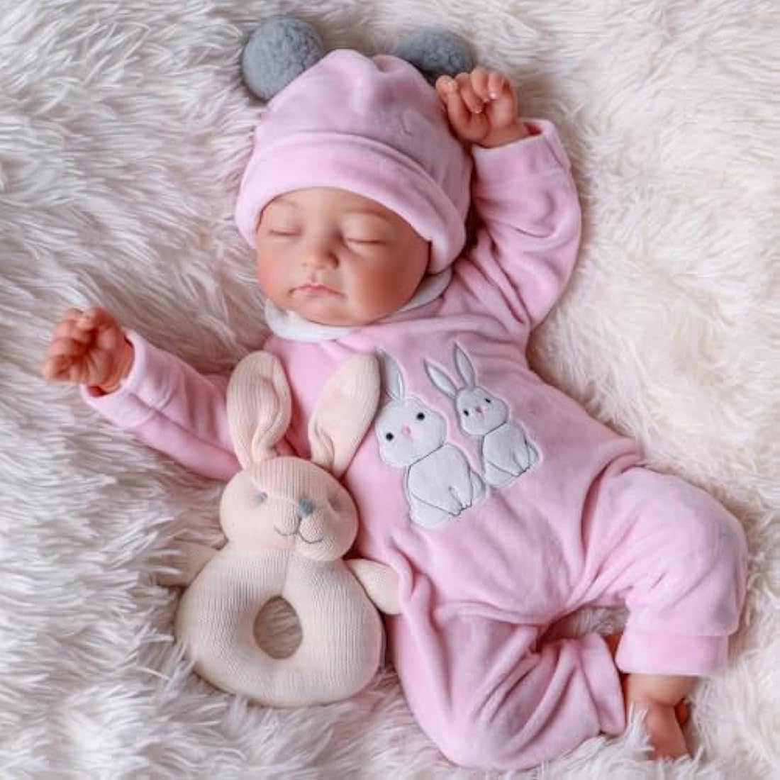 Babeside Connie 20-Inch Reborn Baby Doll – Lifelike Vinyl Girl Doll