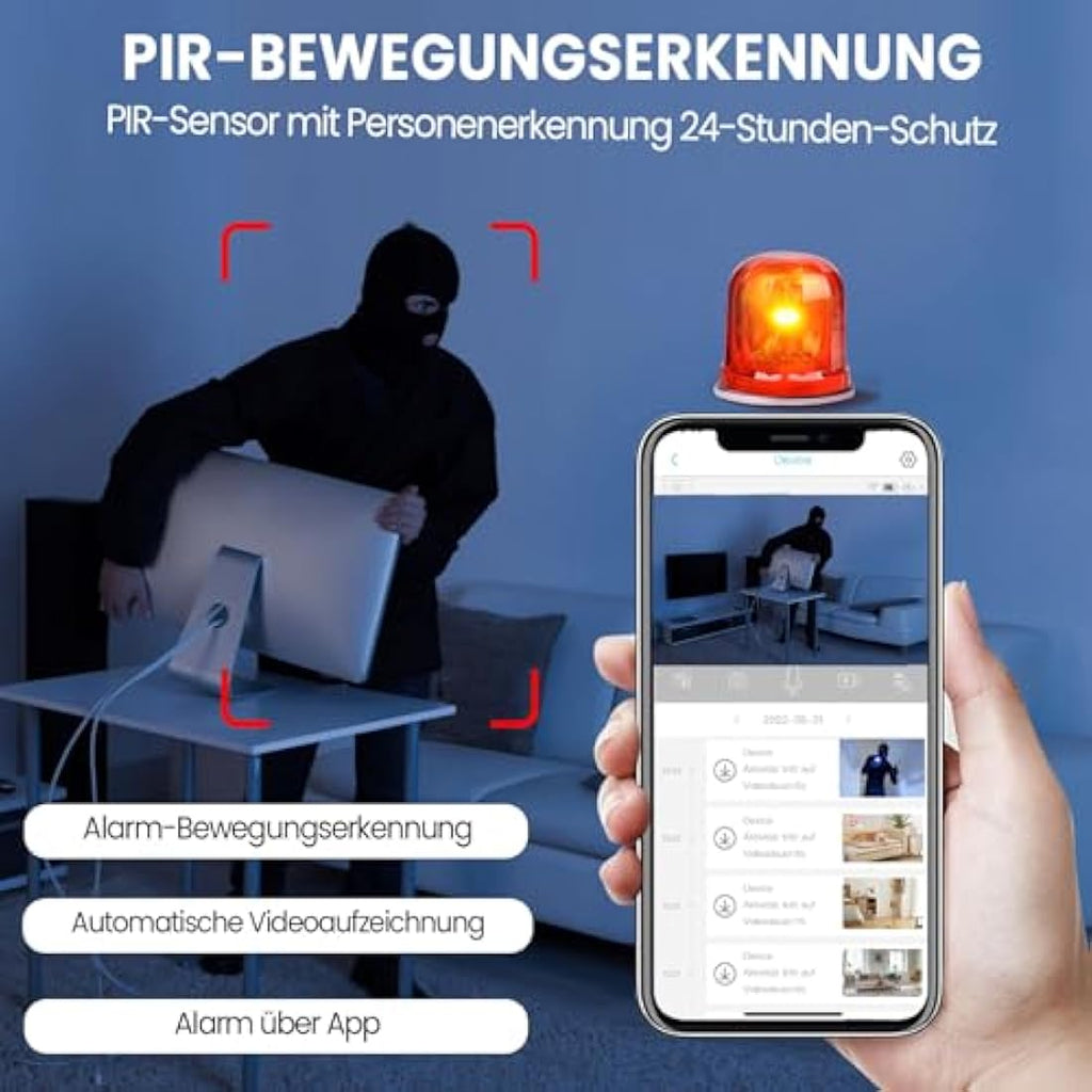 Javiscam WiFi Hidden Spy Camera – 1080p Wireless Nanny Cam with Night Vision