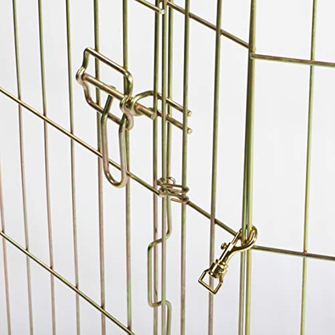MidWest Homes Folding Metal Dog Exercise Pen | 122cm Tall Gold Zinc