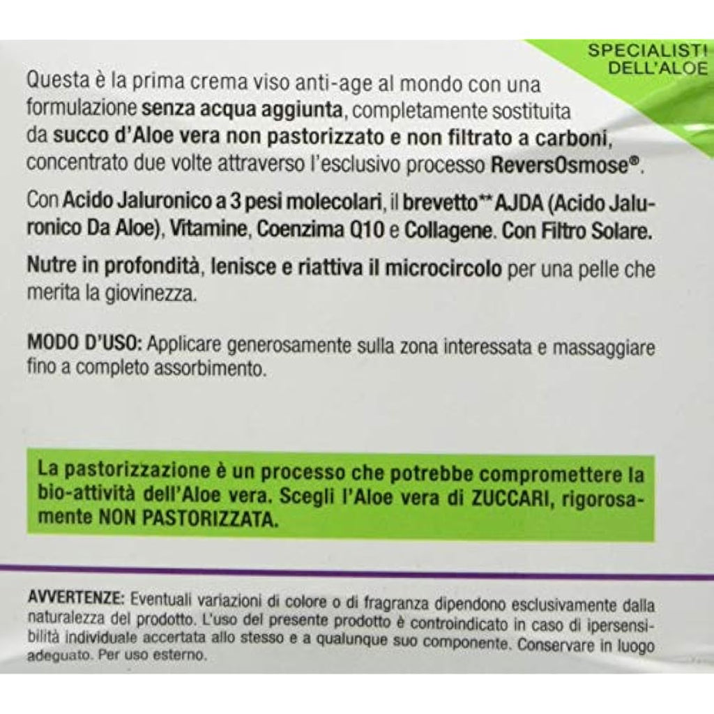 Zuccari Wrinkle Cream – Anti-Aging Face Moisturizer Skincare, 50ml