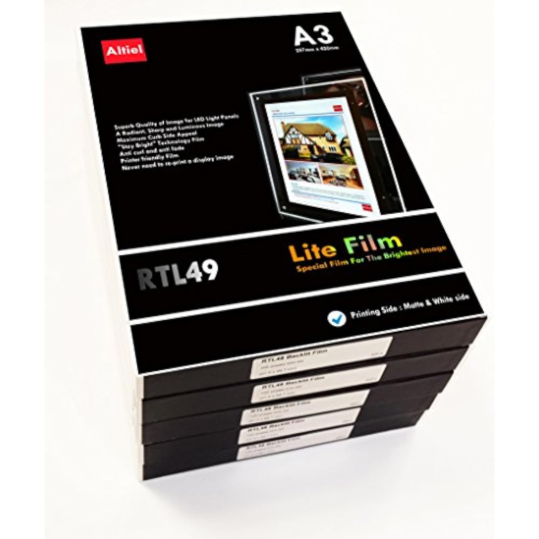 Backlit Film – A3 Inkjet & Laser Paper for LED Displays (50 Sheets)