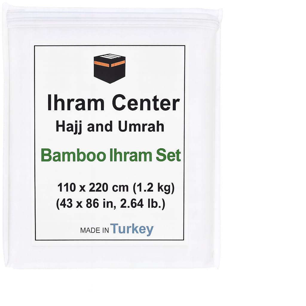 Men's Ihram Set | 100% Turkish Cotton for Hajj and Umrah
