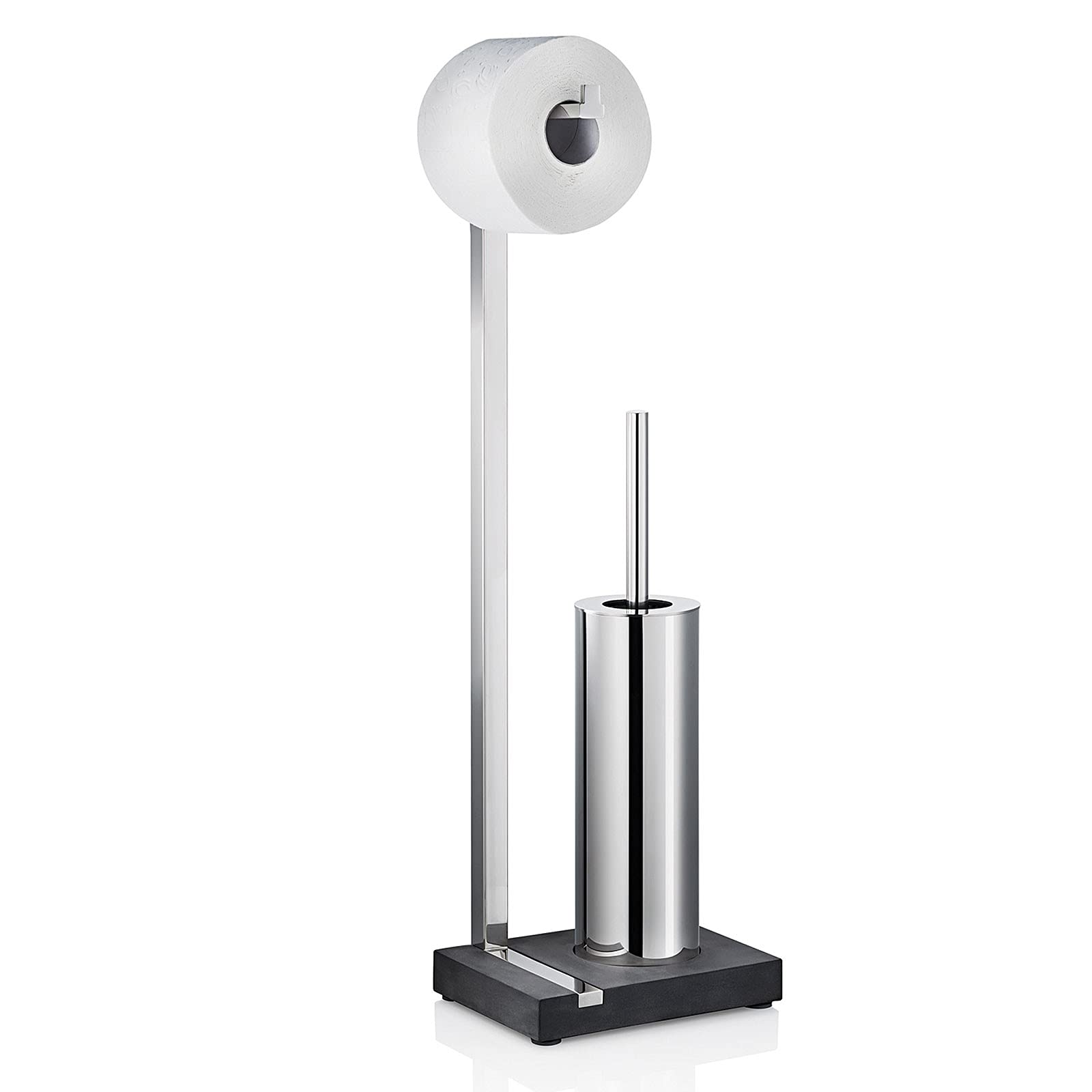 Blomus Toilet Butler – Polished Stainless Steel Freestanding Holder