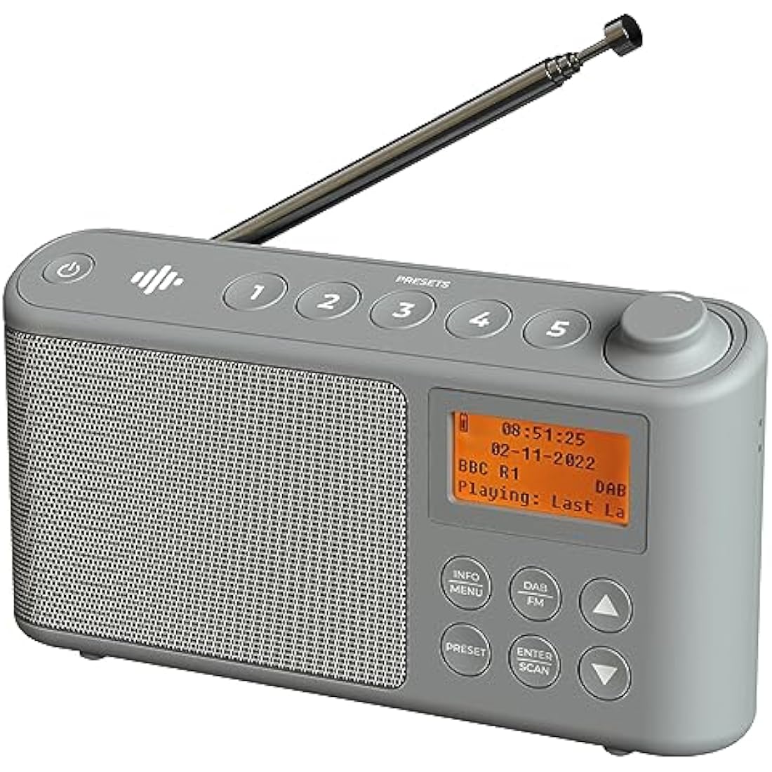 i-box Spectrum Portable DAB/DAB+ & FM Radio | 15H Battery & USB Power