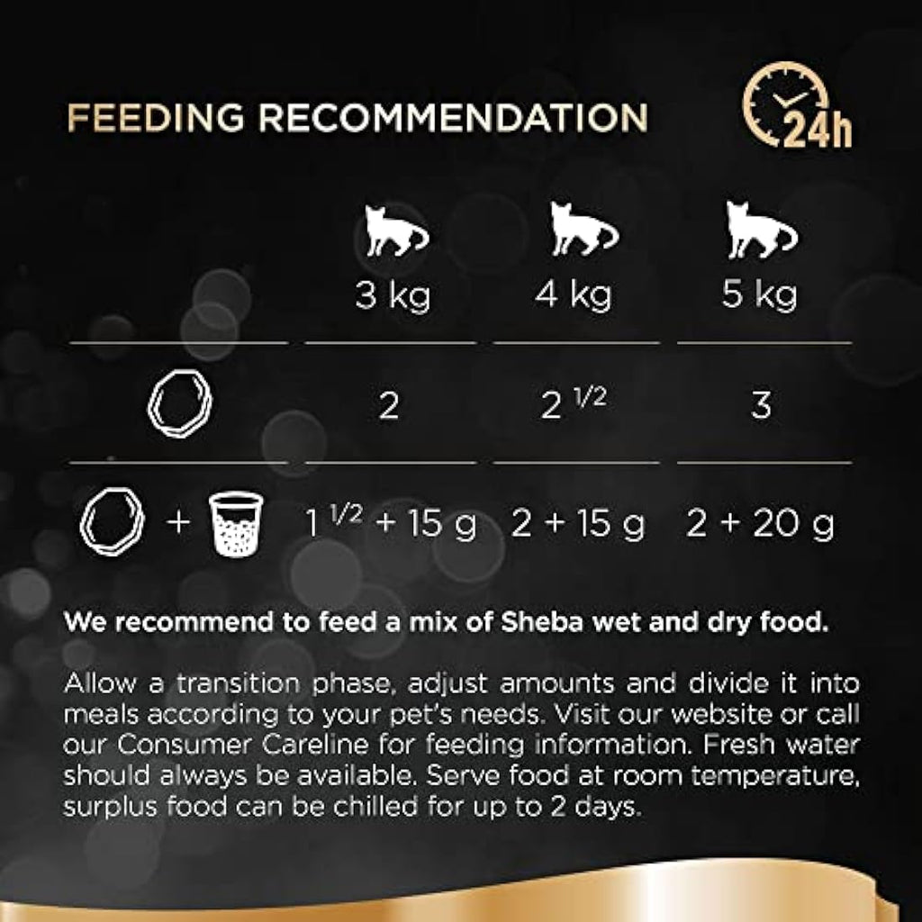 Sheba Classics Ocean Collection Wet Cat Food Pate - 48 x 85g Trays