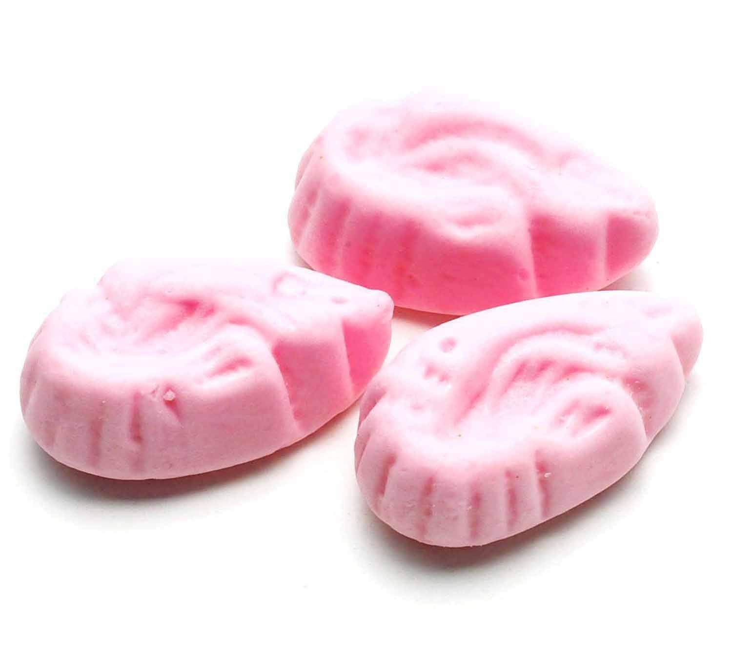 Jolof Store Super Shrimps – Raspberry Foam Retro Sweets, 1kg Bulk Bag